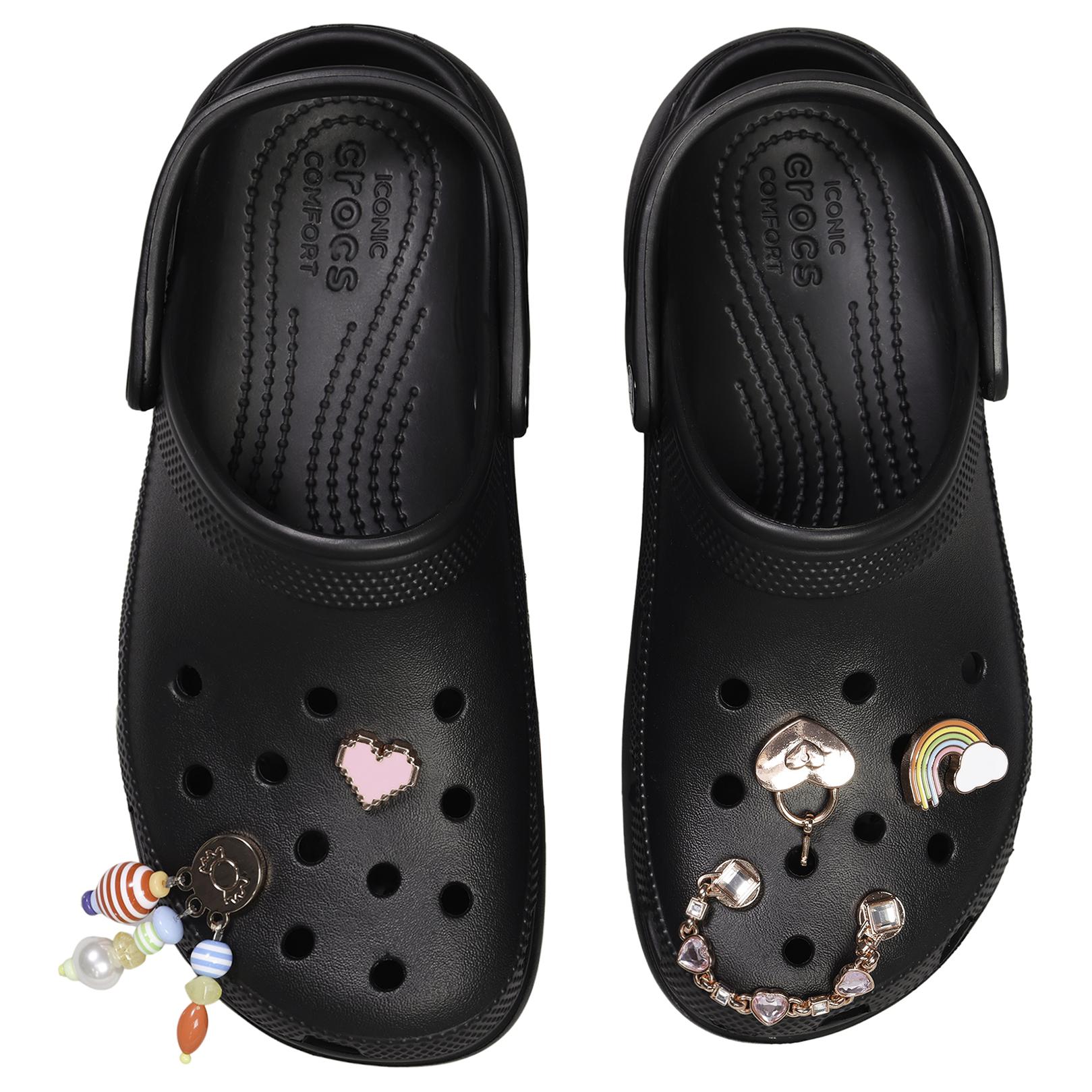 Классические спортивные сандалии-кроксы 'Black' Женские Crocs — фото 3