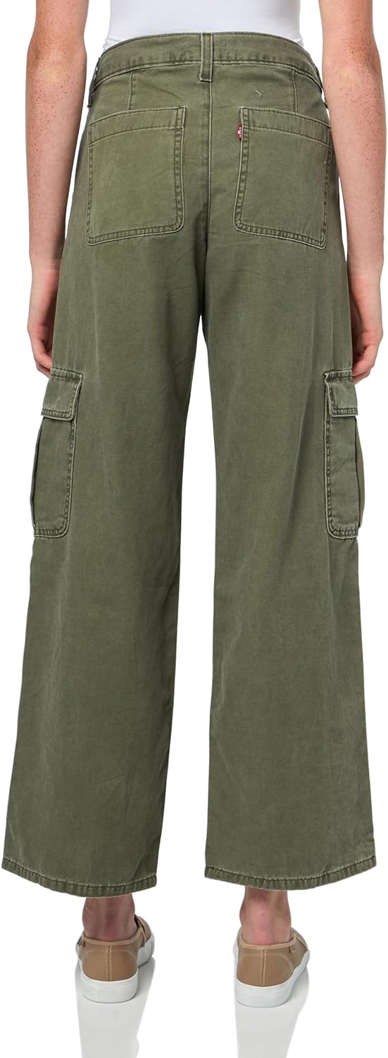 Женские супернизкие свободные брюки Levi's, (New) Ivy Green Pigment — фото 2