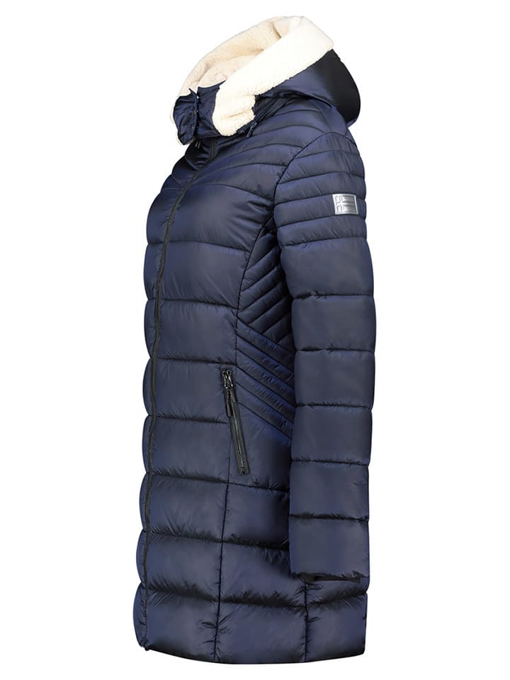 

Geographical Norway Стеганое пальто «Каренн» темно-синего цвета