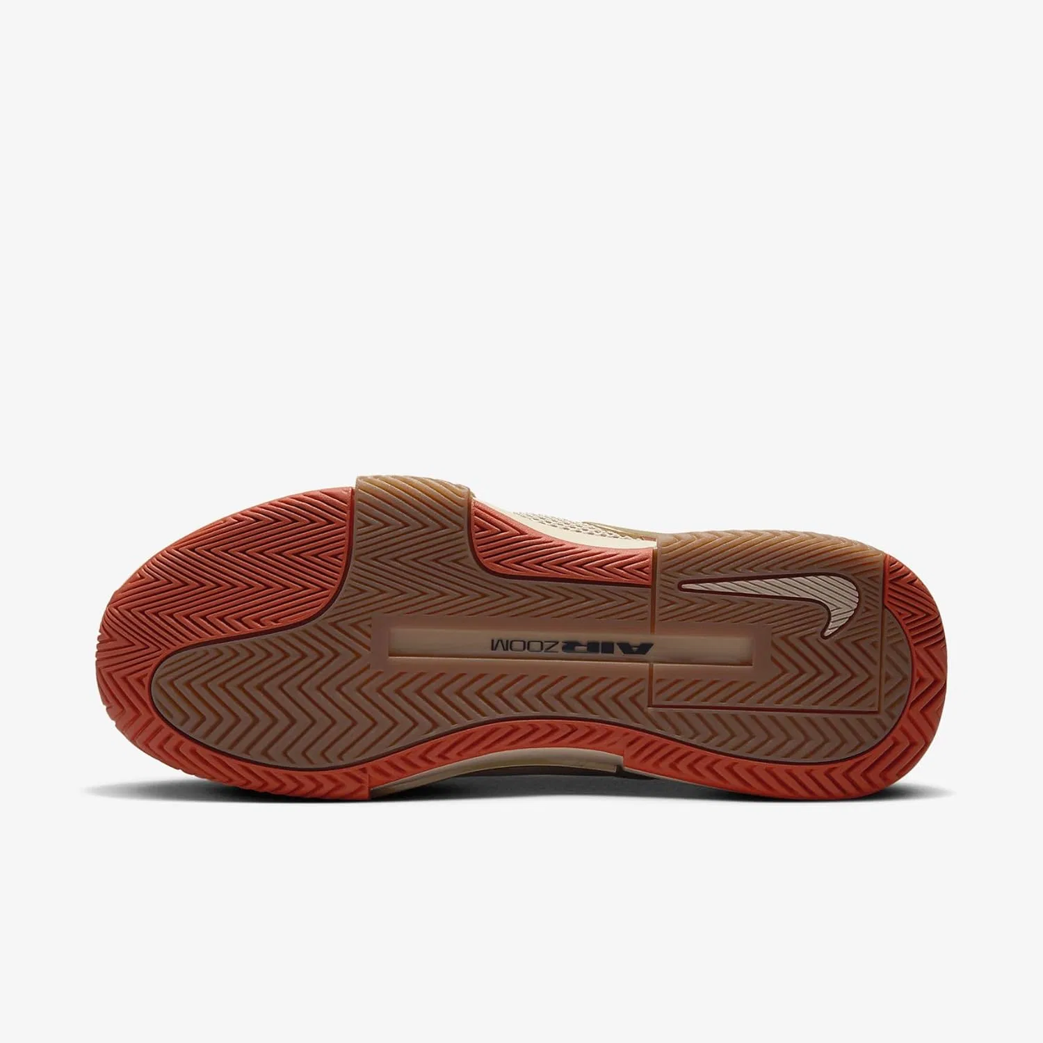 Кроссовки для тенниса Nike Zoom GP Challenge 1 PRM, Sandrift/Metallic Gold-Rust Factor — фото 3