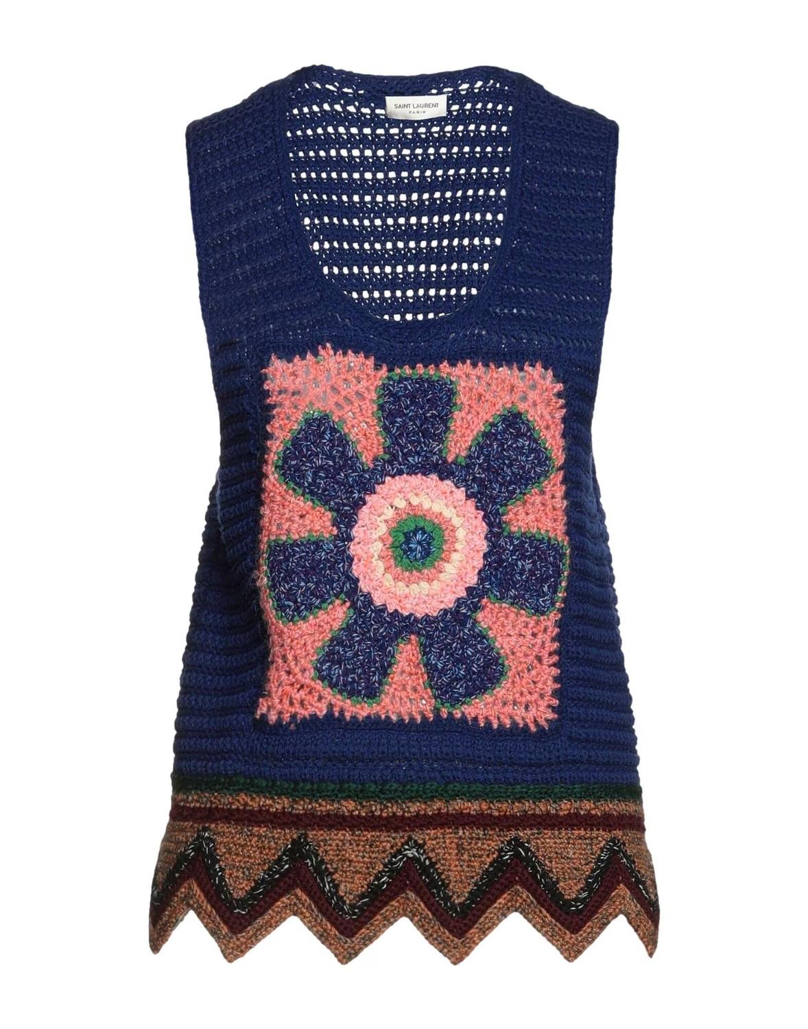 

Топ Saint Laurent, синий