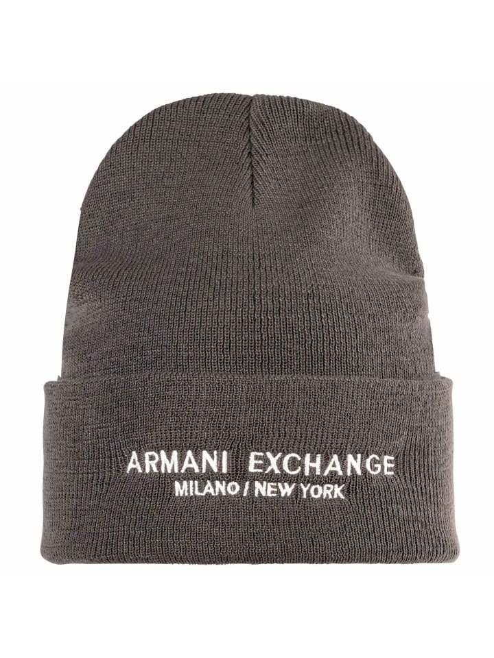 

Шапка Armani Exchange, серый