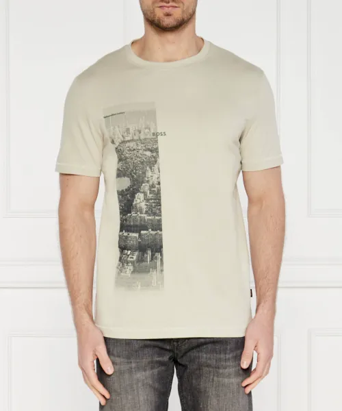 

Футболка Regular fit Boss Orange, бежевый