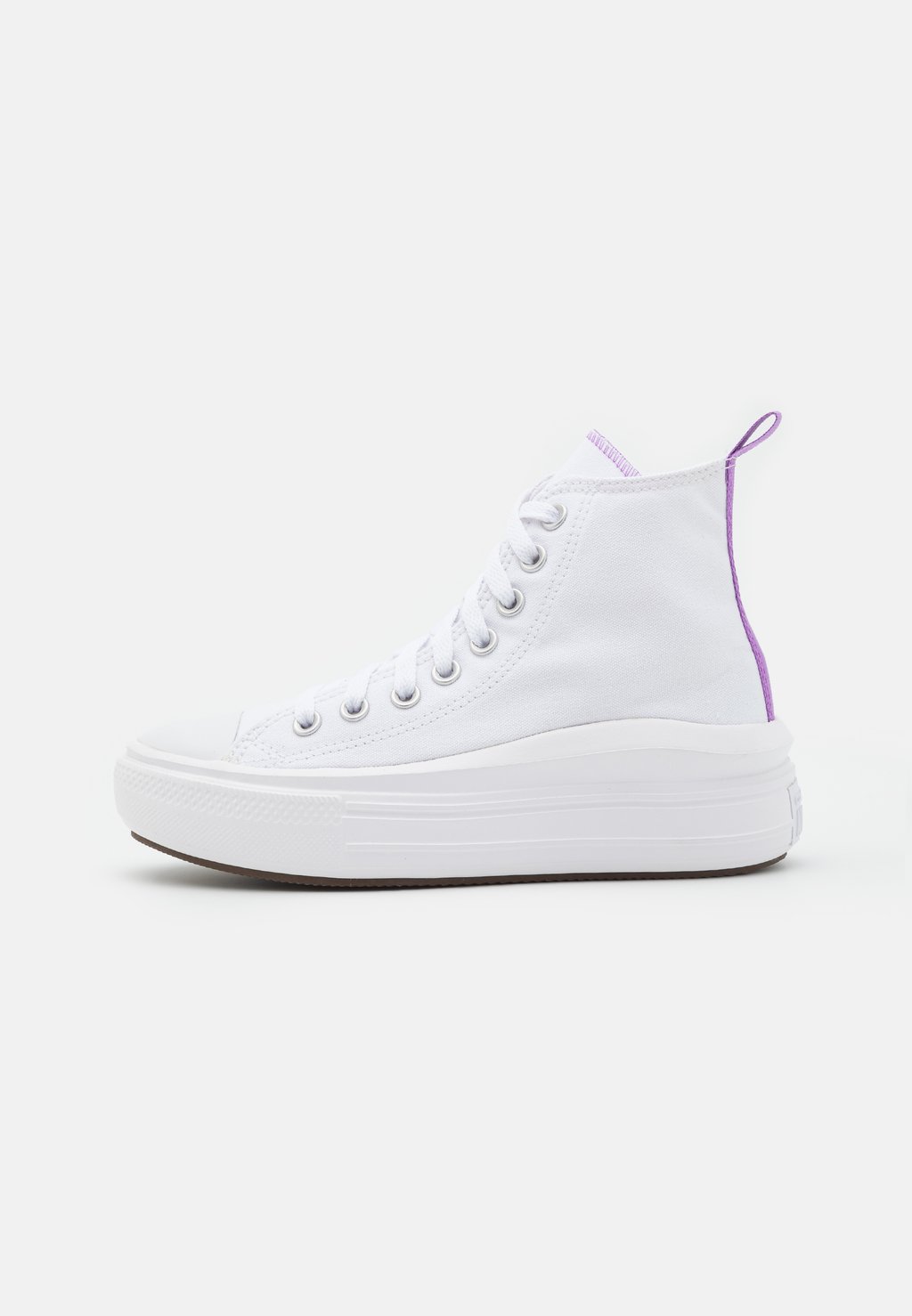 

Высокие кроссовки Chuck Taylor All Star Move Platform Unisex Converse, цвет white/pixel purple