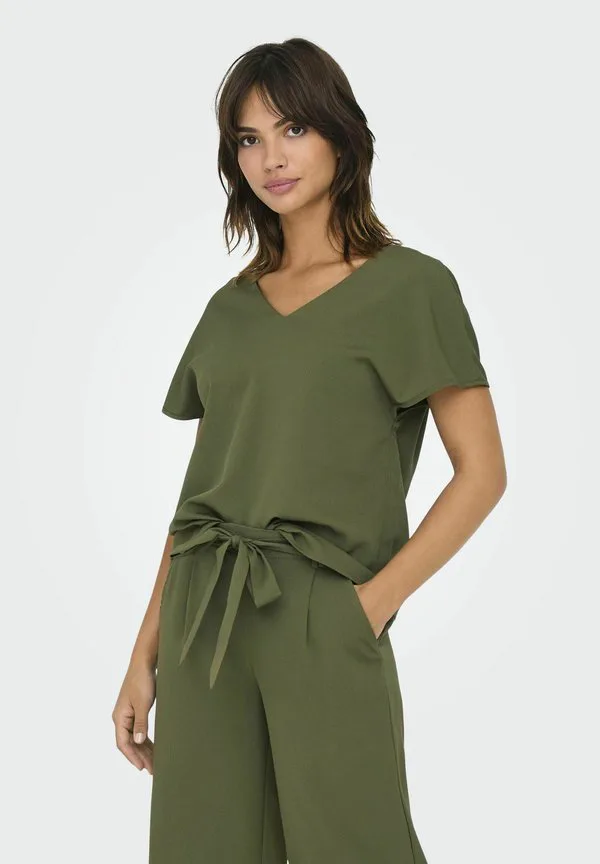 

Базовая футболка onlnova Only, Khaki, Хаки, Базовая футболка onlnova Only, Khaki