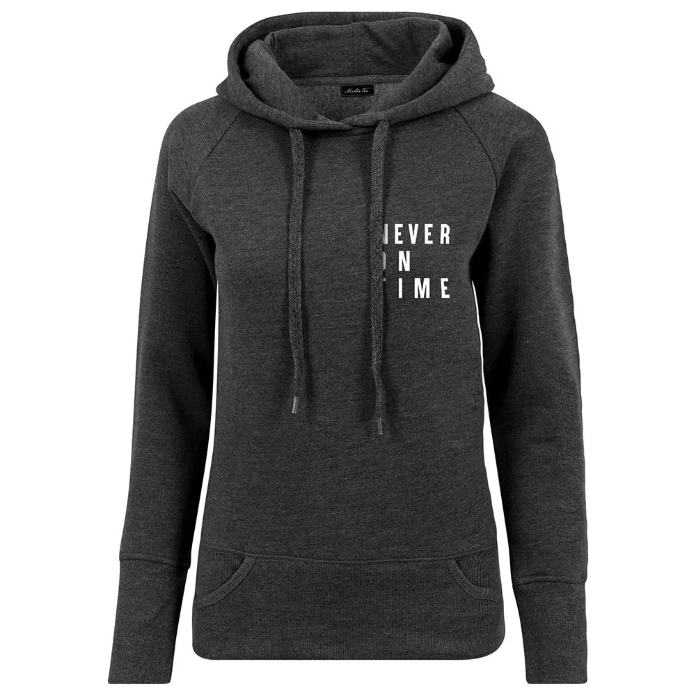 

Худи Miss Tee MT2531 Never On Time, черный