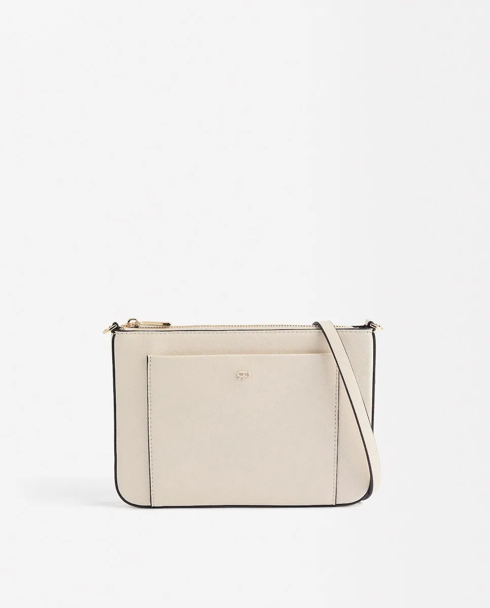 

Женская элегантная сумка-бандо с внешним карманом и молнией Parfois, пастельно-розовый