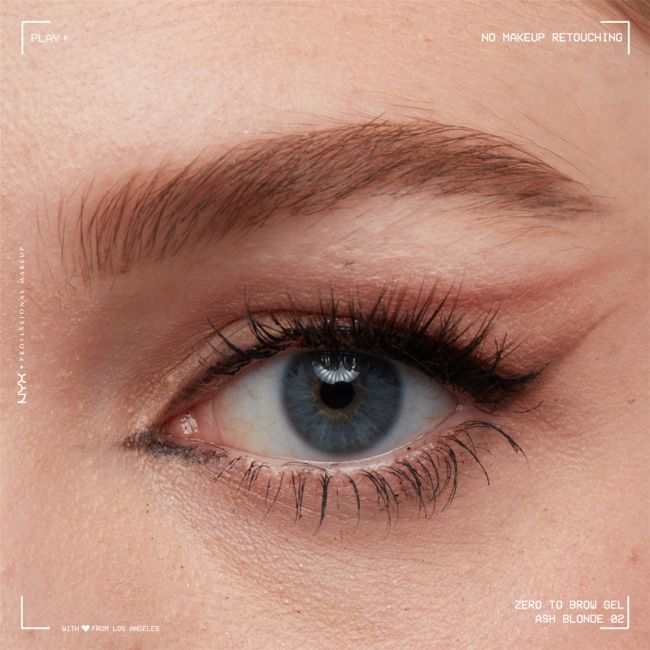 Гель для бровей Zero to Brow NYX Professional Makeup, цвет ash blonde, 2 мл — фото 3