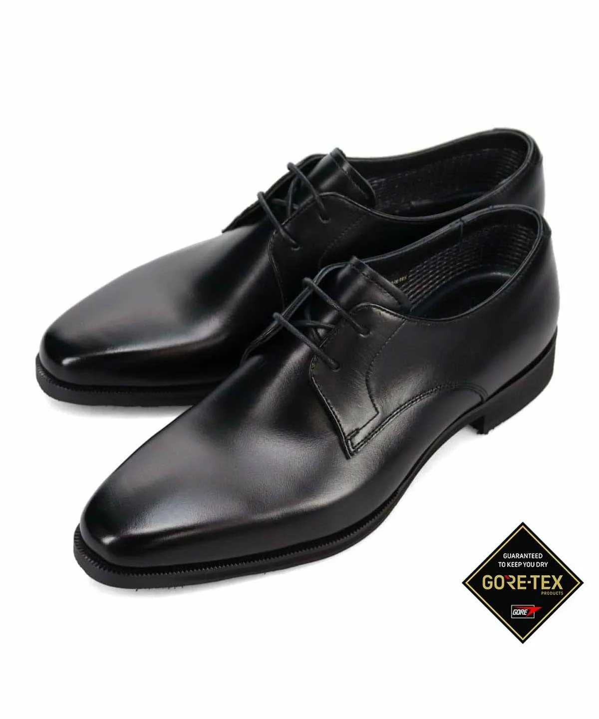 Туфли-лодочки с перфорацией и гладким носком Modello, black