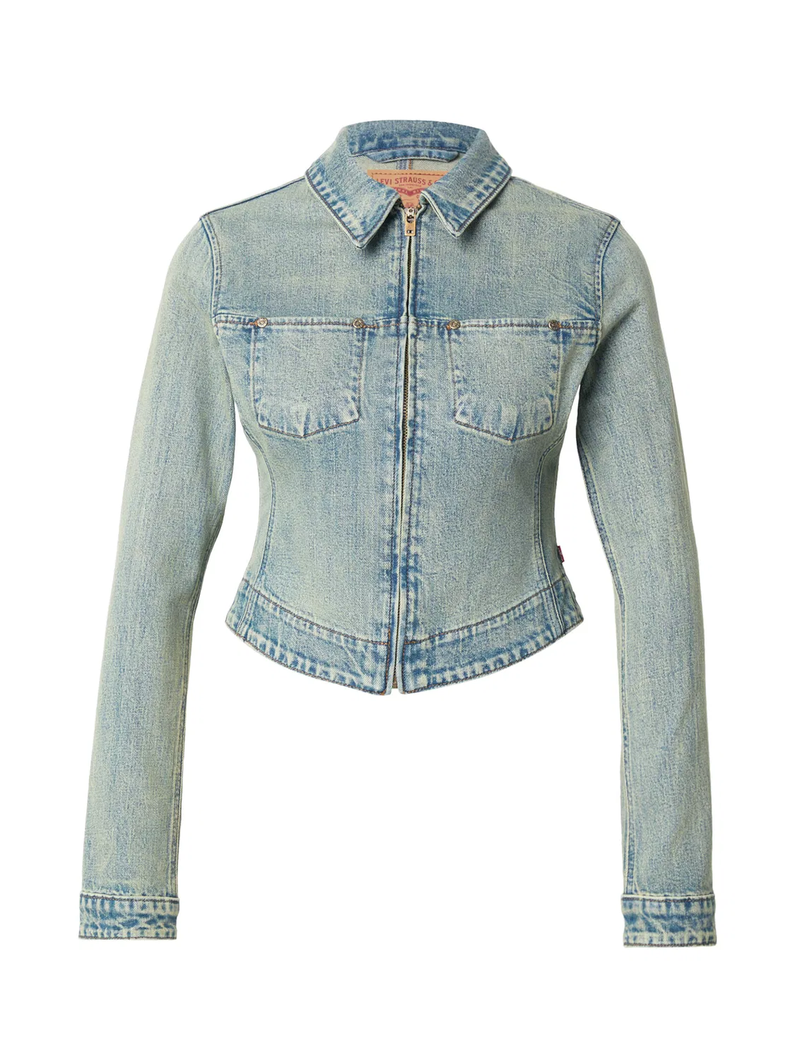 Куртка межсезонья 'Y2K Stretch Fitted Trucker Jacket' Levi'S , Light Blue