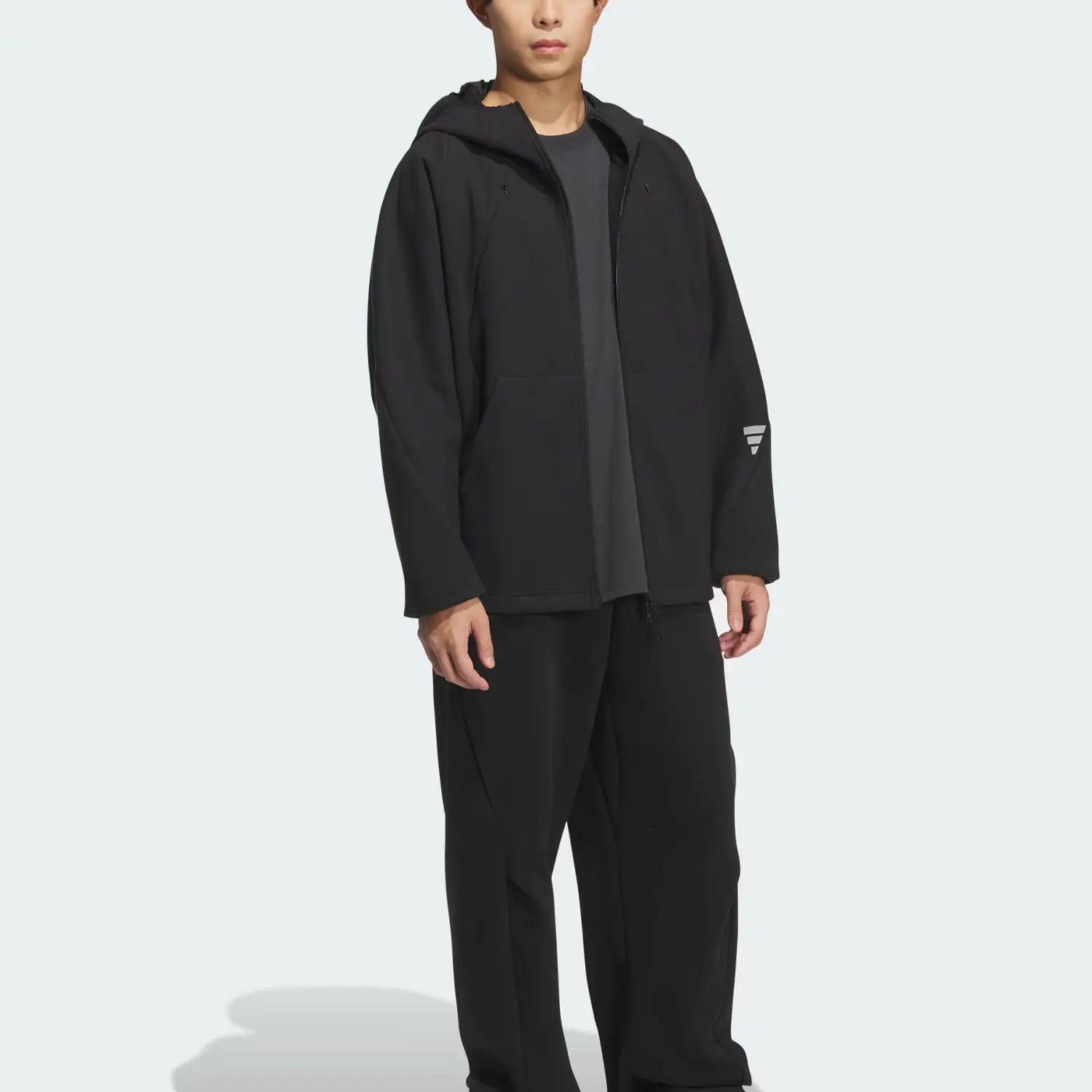 Футболка FOS FW25 FUTURE STYLE свитшот куртка мужская Adidas, черный — фото 2
