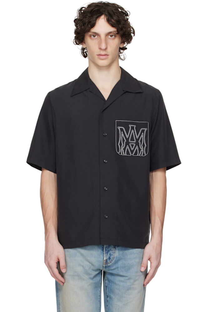 

Черная рубашка MA Outline для боулинга AMIRI