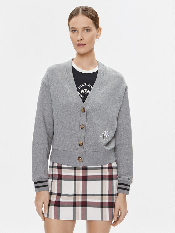 

Кардиган стандартного кроя Tommy Hilfiger, серый