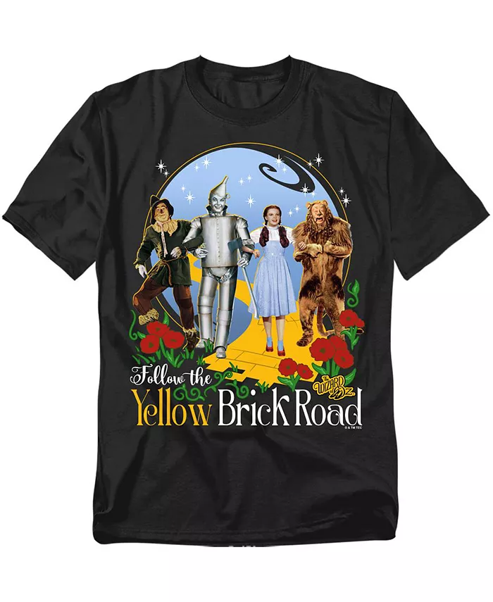 

Мужская футболка The Yellow Brick Road Wizard Of Oz, черный