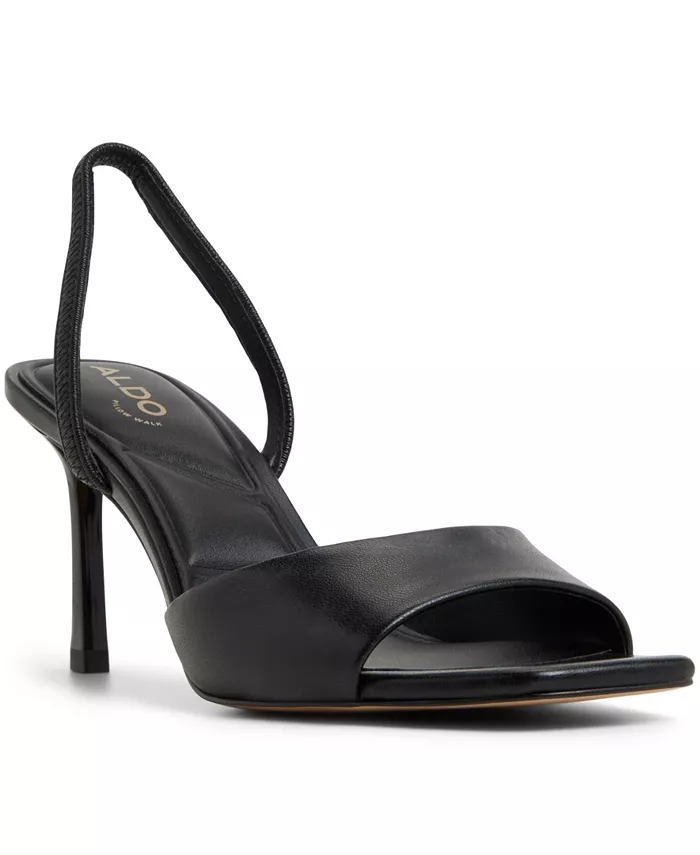 Женские босоножки Andya с открытой пяткой и высоким каблуком ALDO, черный