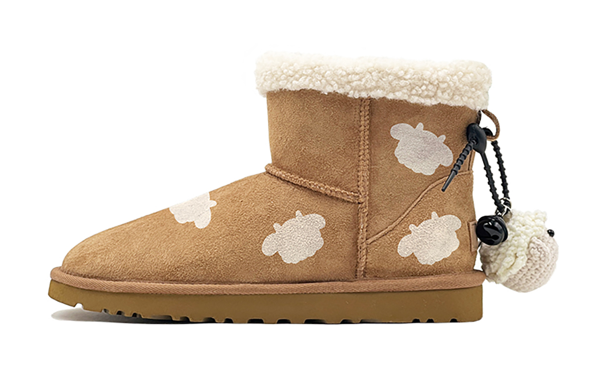 

Ботинки UGG CLASSIC MINI Snow Boots Women's Beige