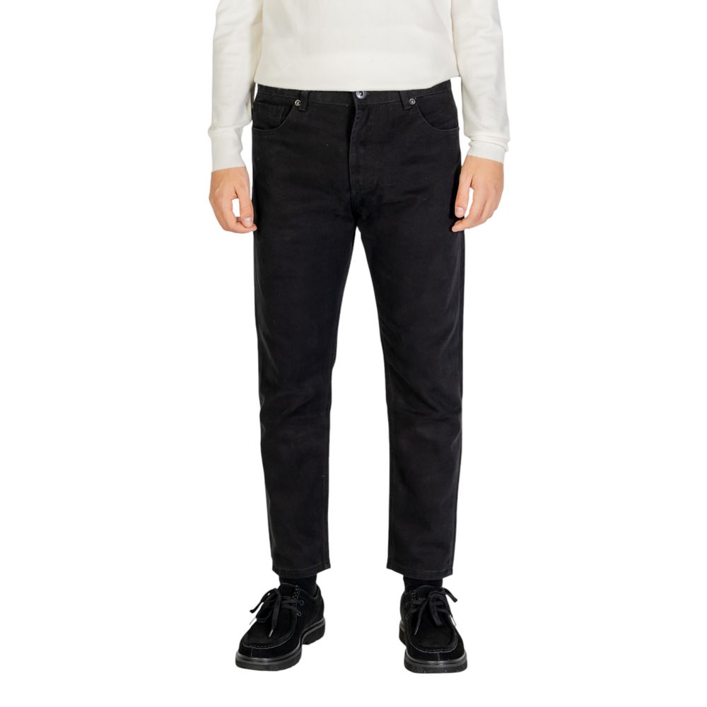 

Черные хлопковые джинсы и брюки Gianni Lupo