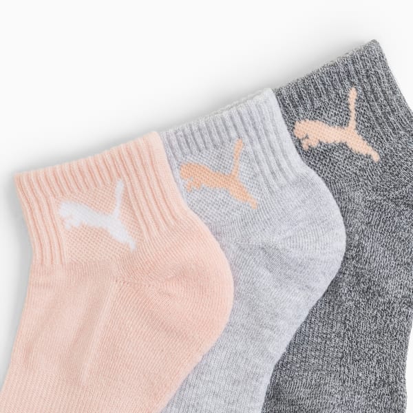 Носки полумахровые для больших детей (3 пары) Puma, мультиколор — фото 2