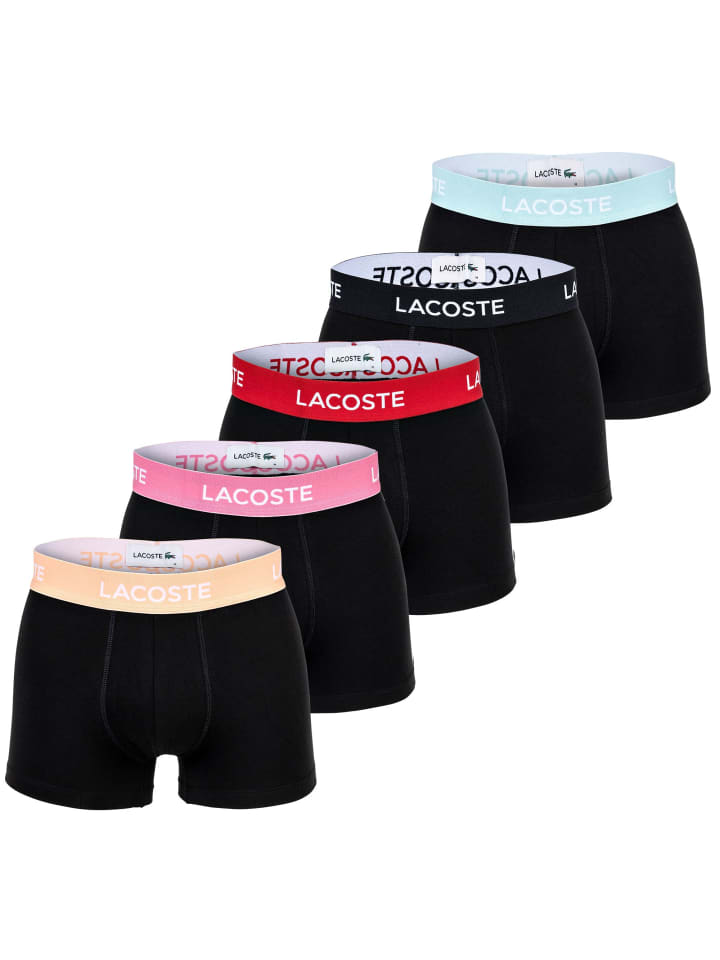 

Трусы боксеры Lacoste, цвет schwarz/pastell