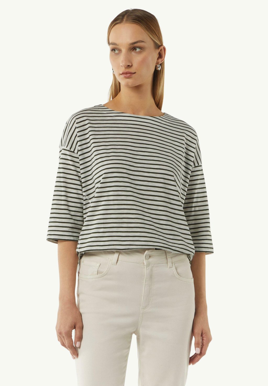 

Топ с длинными рукавами MIT 3/4-ARM comma casual identity, хаки