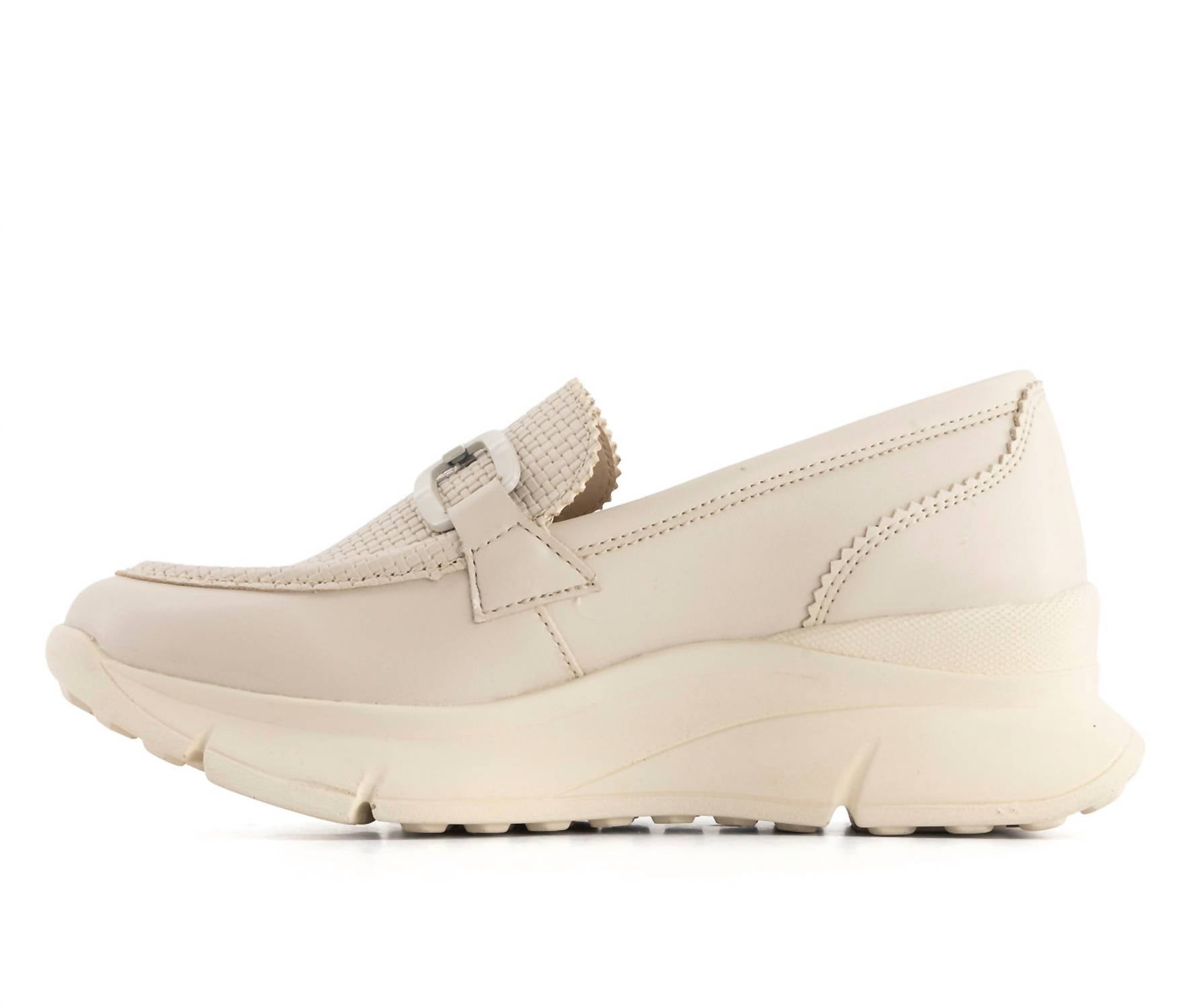 Женские лоферы Penny с массивной подошвой в цвете off-white Andrea — фото 3