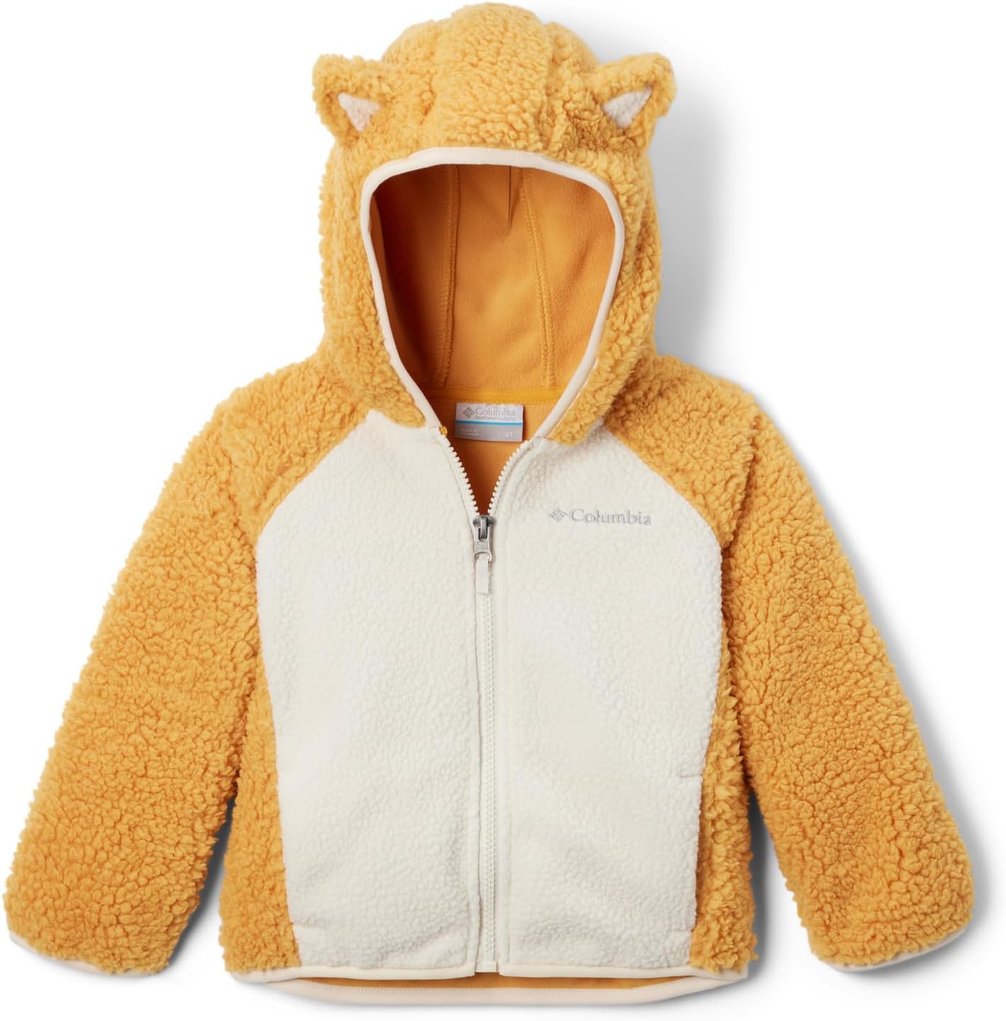 

Columbia Unisex-child Foxy Baby Sherpa Full Zip, Raw Honey, Chalk
