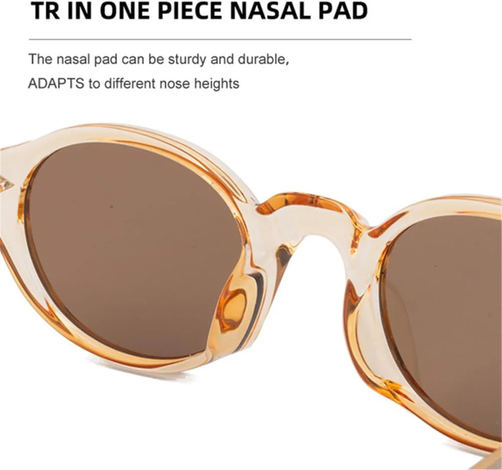 

Солнцезащитные очки UV400 с маленькими овальными заклепками в стиле панк для женщин и мужчин, для бега и занятий спортом на открытом воздухе UYPTK, Blue Grey