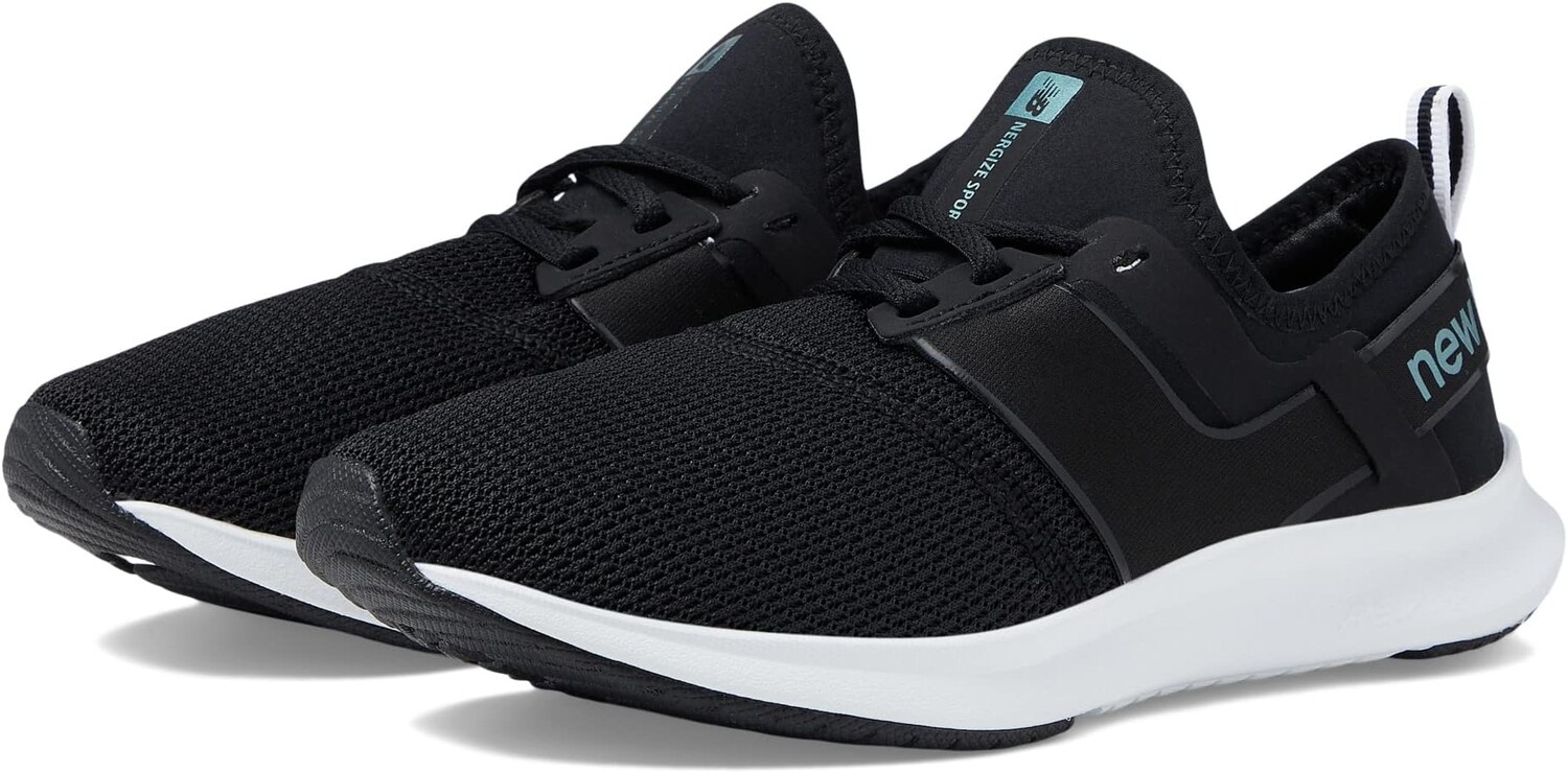 

Кроссовки New Balance Nergize Sport, цвет Black/White Metallic
