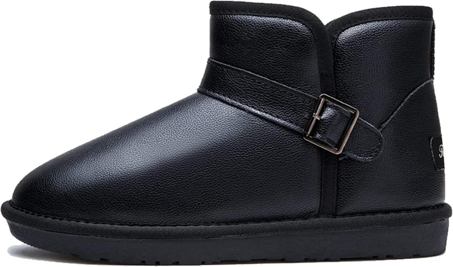 

Мужские короткие зимние ботинки Yiozoi, высокие, с теплым плюшем, для дома, против скольжения, для прогулок, повседневные на щиколотку, черный