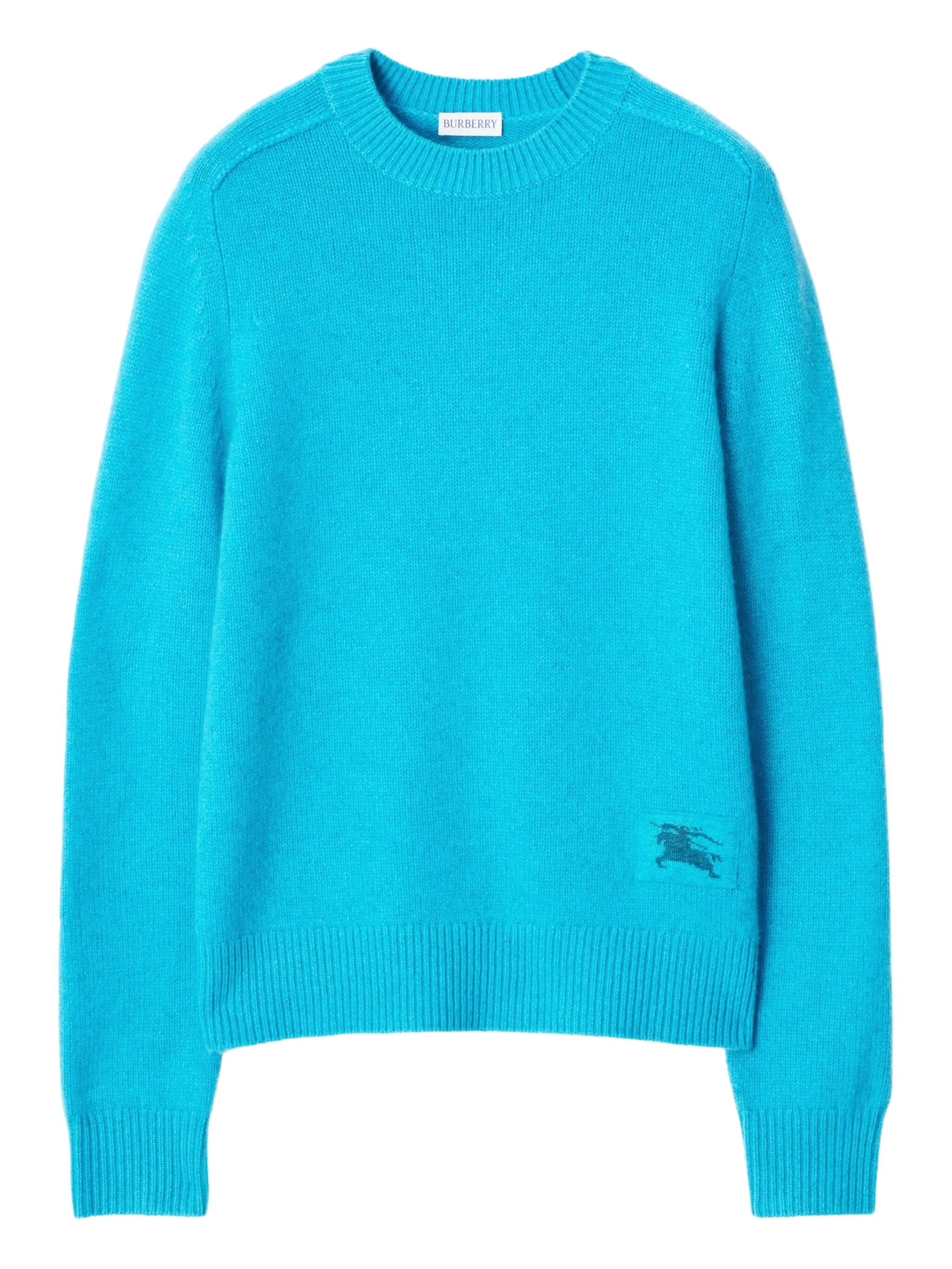 

Свитер с круглым вырезом Burberry, синий