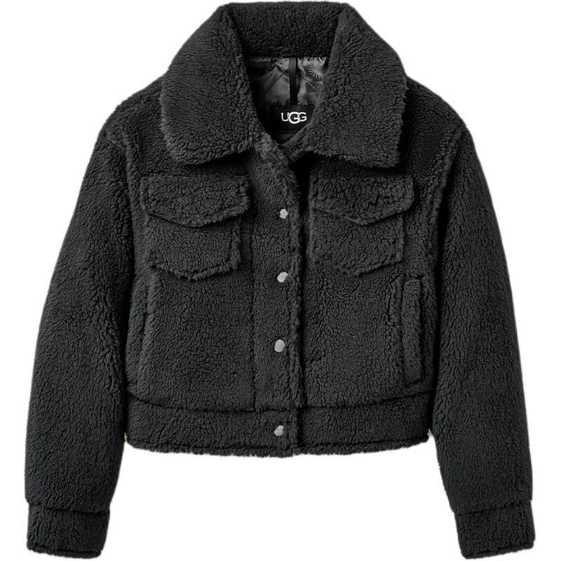 

UGG Бархатная куртка черная, Ink Black