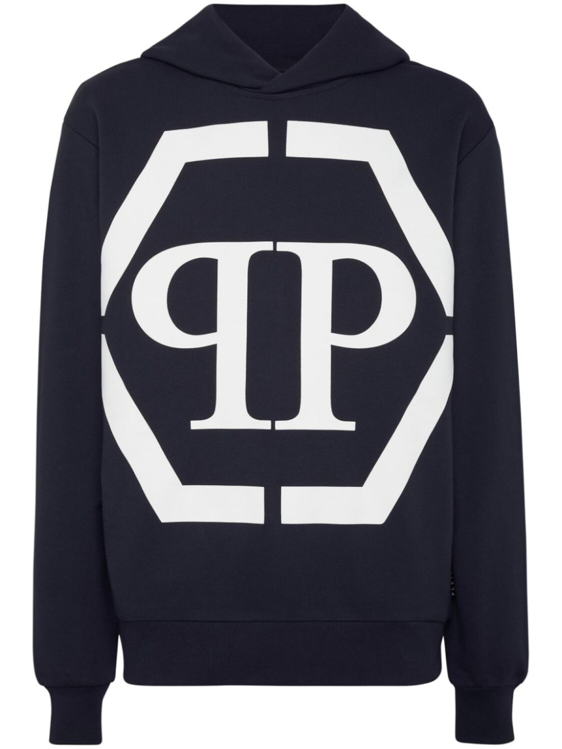 

Philipp Plein худи с логотипом Hexagon, синий