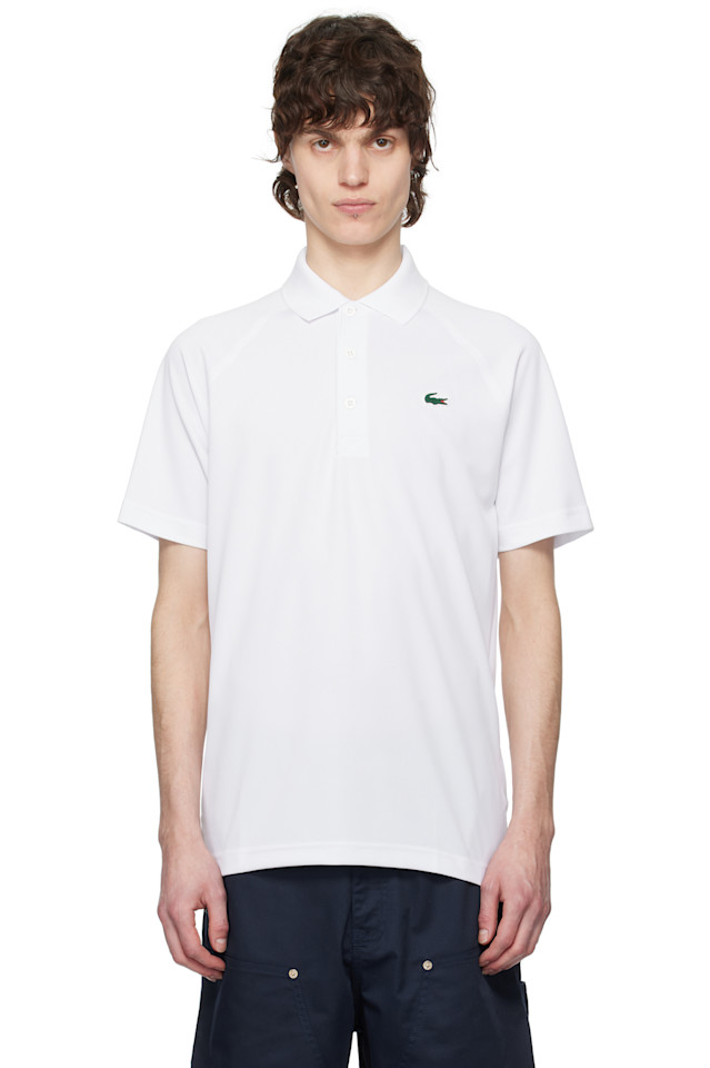 

Гольф-поло с защитой от ультрафиолета Regular Fit Lacoste, белый