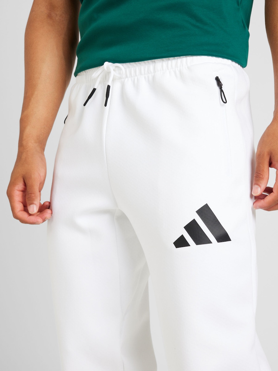 Зауженные спортивные брюки ADIDAS SPORTSWEAR Z.N.E., белый — фото 2