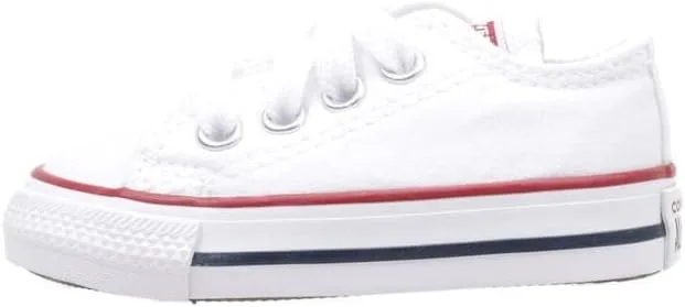 Кеды Converse Chucks Stars Bars OX M3494C белые с красными элементами