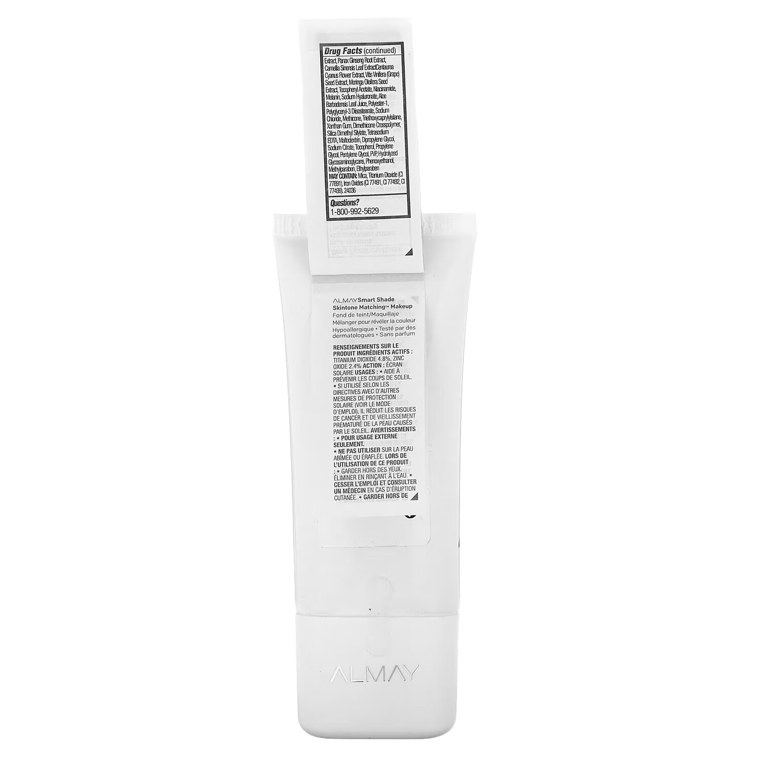 Тональная основа Almay Smart Shade Skintone Matching Makeup SPF 15 300 Straight Up Medium, 30 мл — фото 4