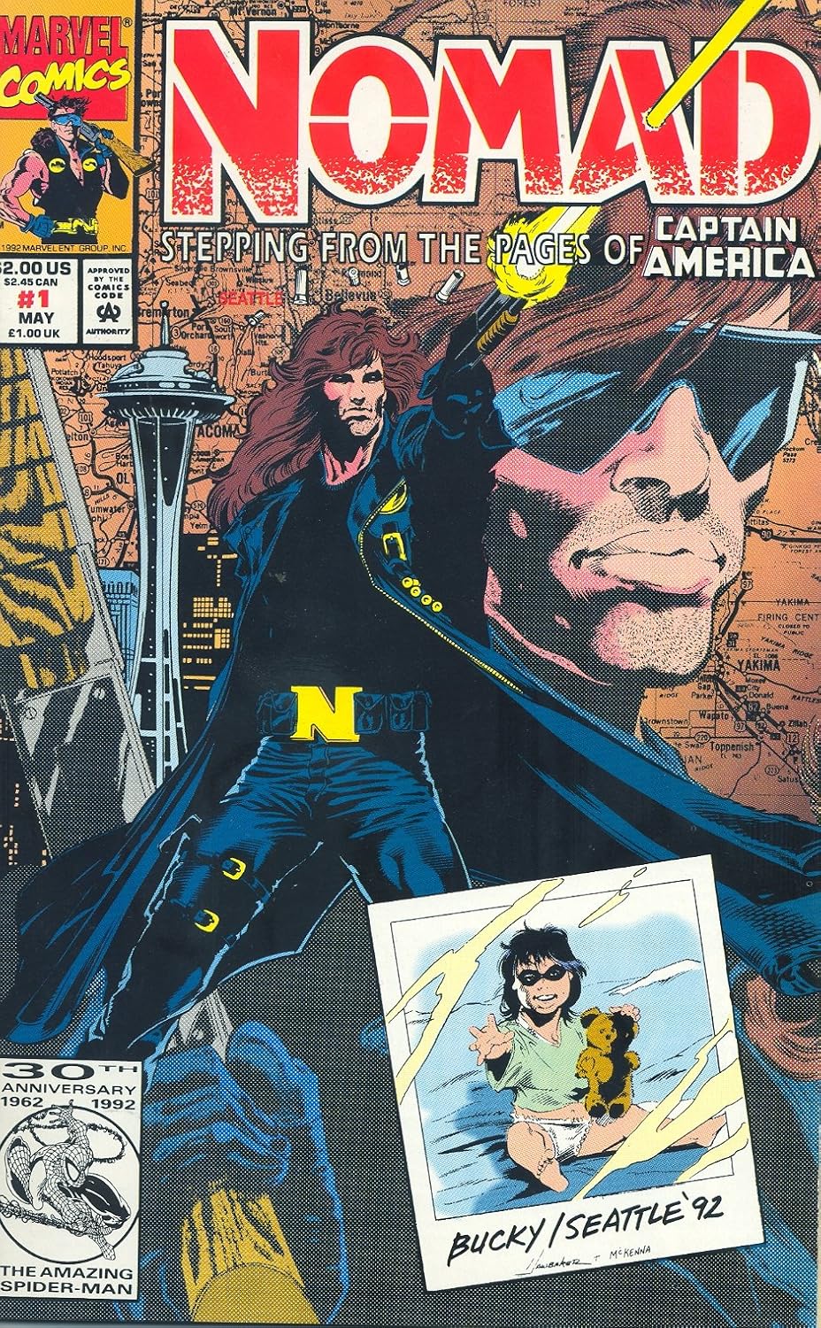 

Nomad: Stepping from the Pages of Captain America, #1 May (Marvel Comics)