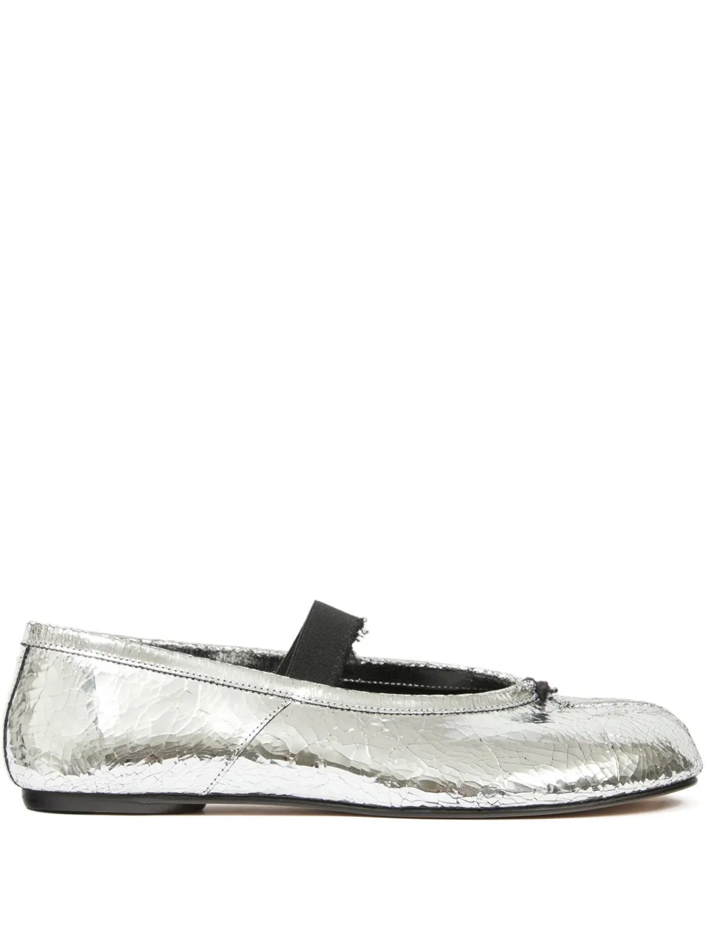 Балетки Tabi MAISON MARGIELA, серебряный