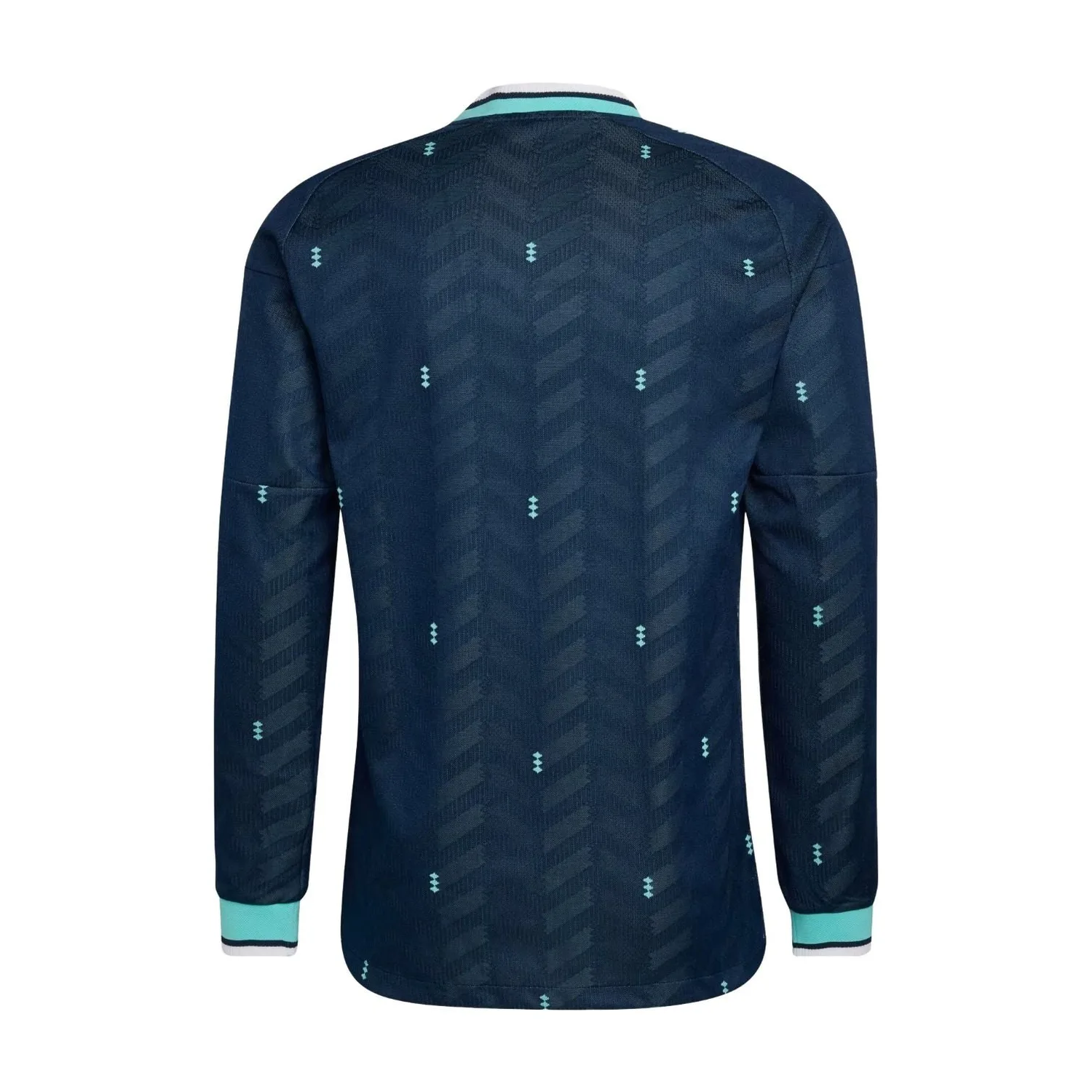 Футболка с длинным рукавом Adidas Germany 26 Away Authentic 'Collegiate Navy' — фото 2