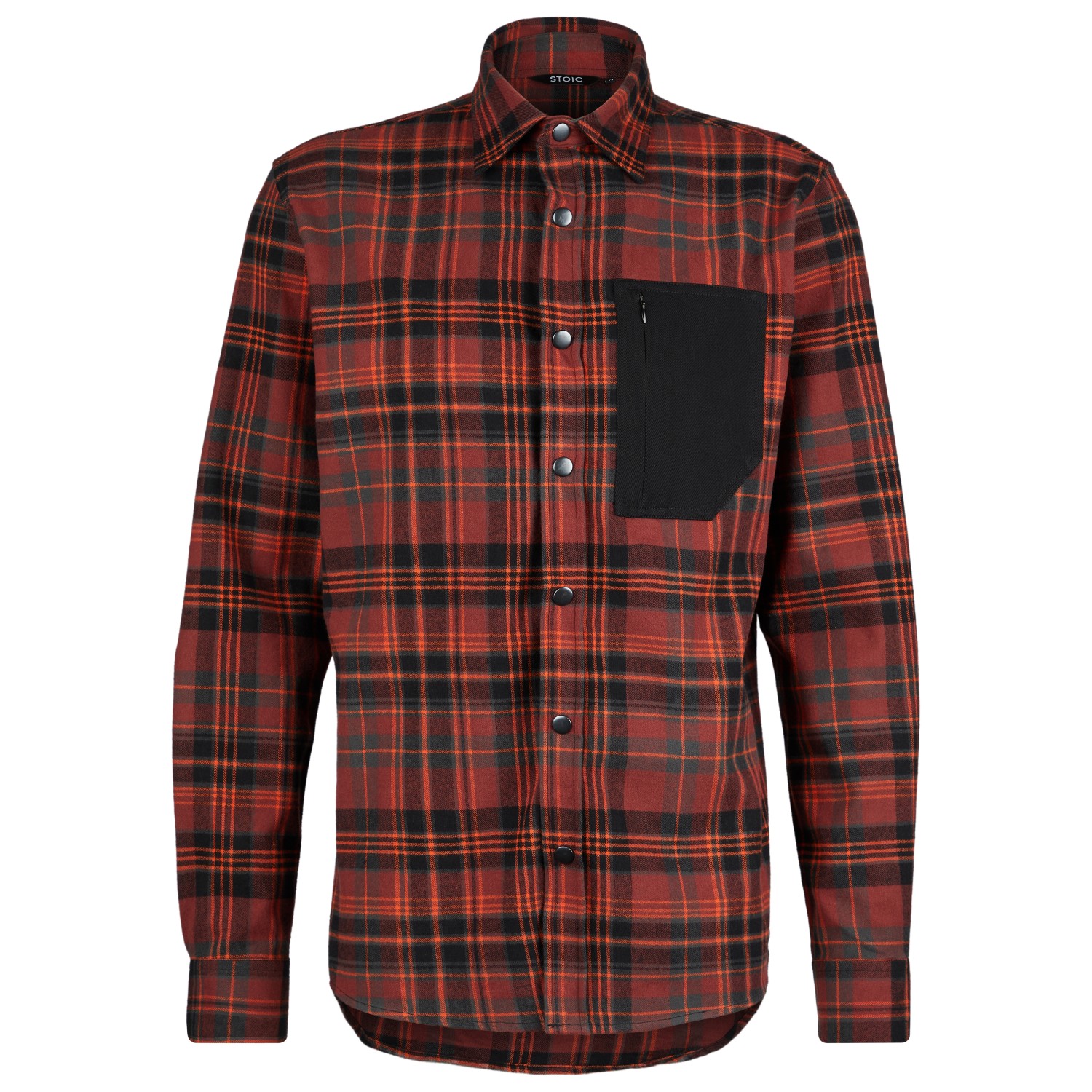 

Рубашка Stoic MMXX Locksta Flannel Shirt, цвет Ruby/Shadow Black