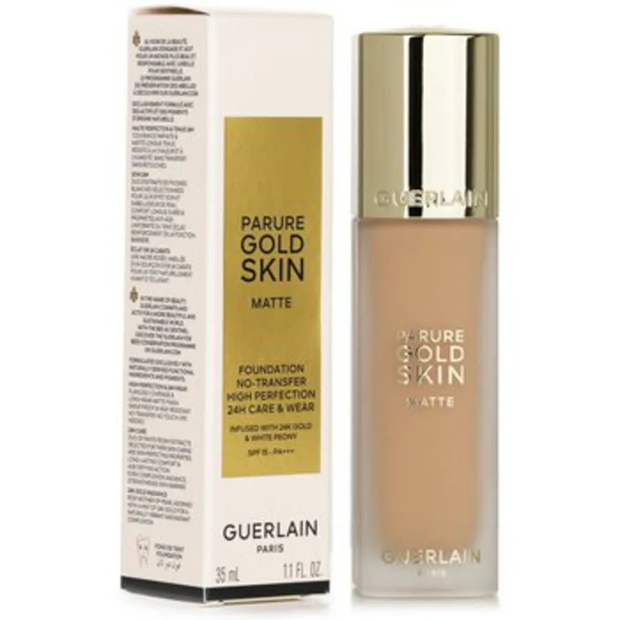 Тональный крем Guerlain Parure Gold Skin Matte SPF15 1.1 унции № 2W Теплый макияж 3346470436282 — фото 2
