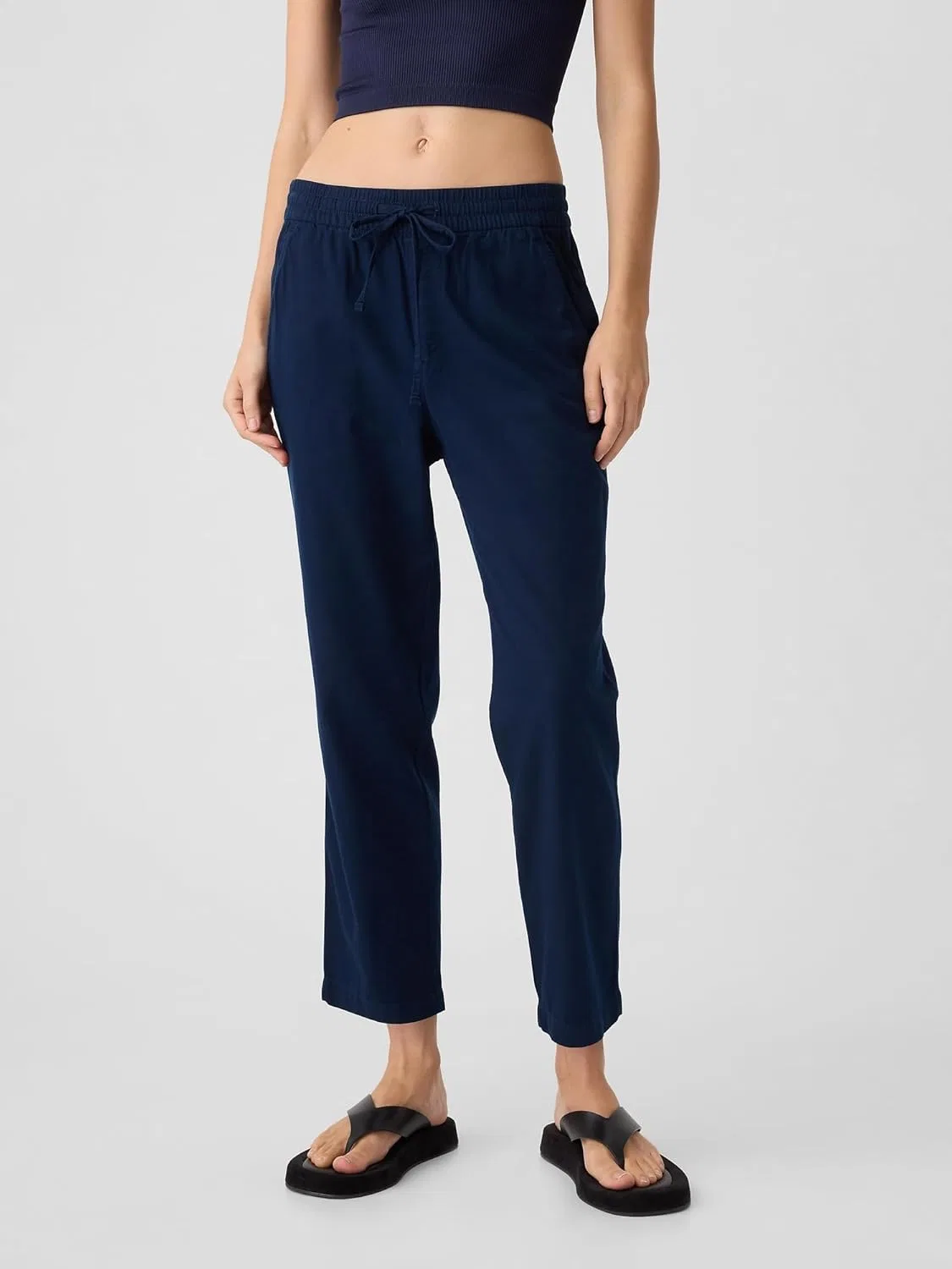 Женские брюки Gap Easy Straight Pull-on — фото 2