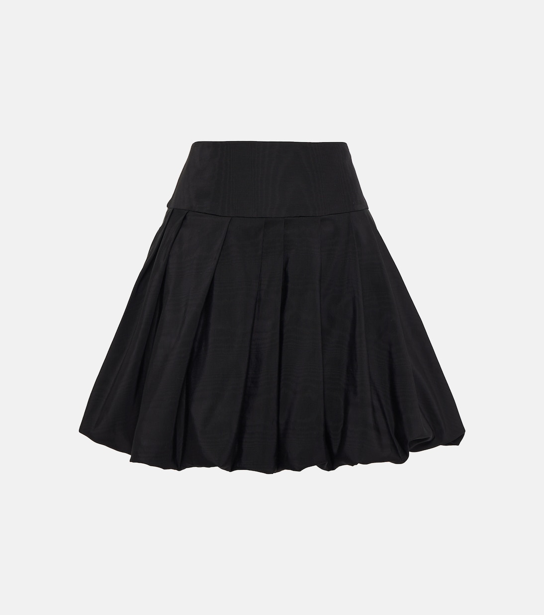 

Юбка из плиссированной хлопковой смеси Oscar de la Renta, черный