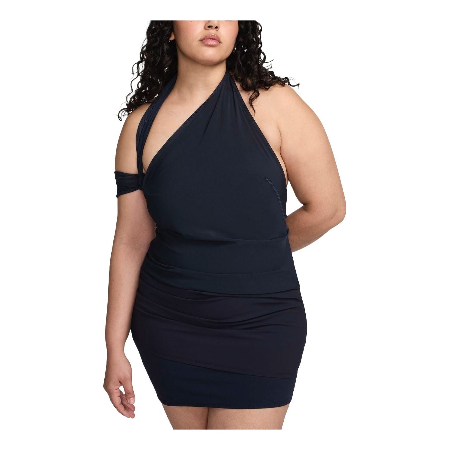 

Платье (WMNS) Nike x Jacquemus Layered Dress Asia Sizing 'Dark Obsidian' FJ3141-475, синий