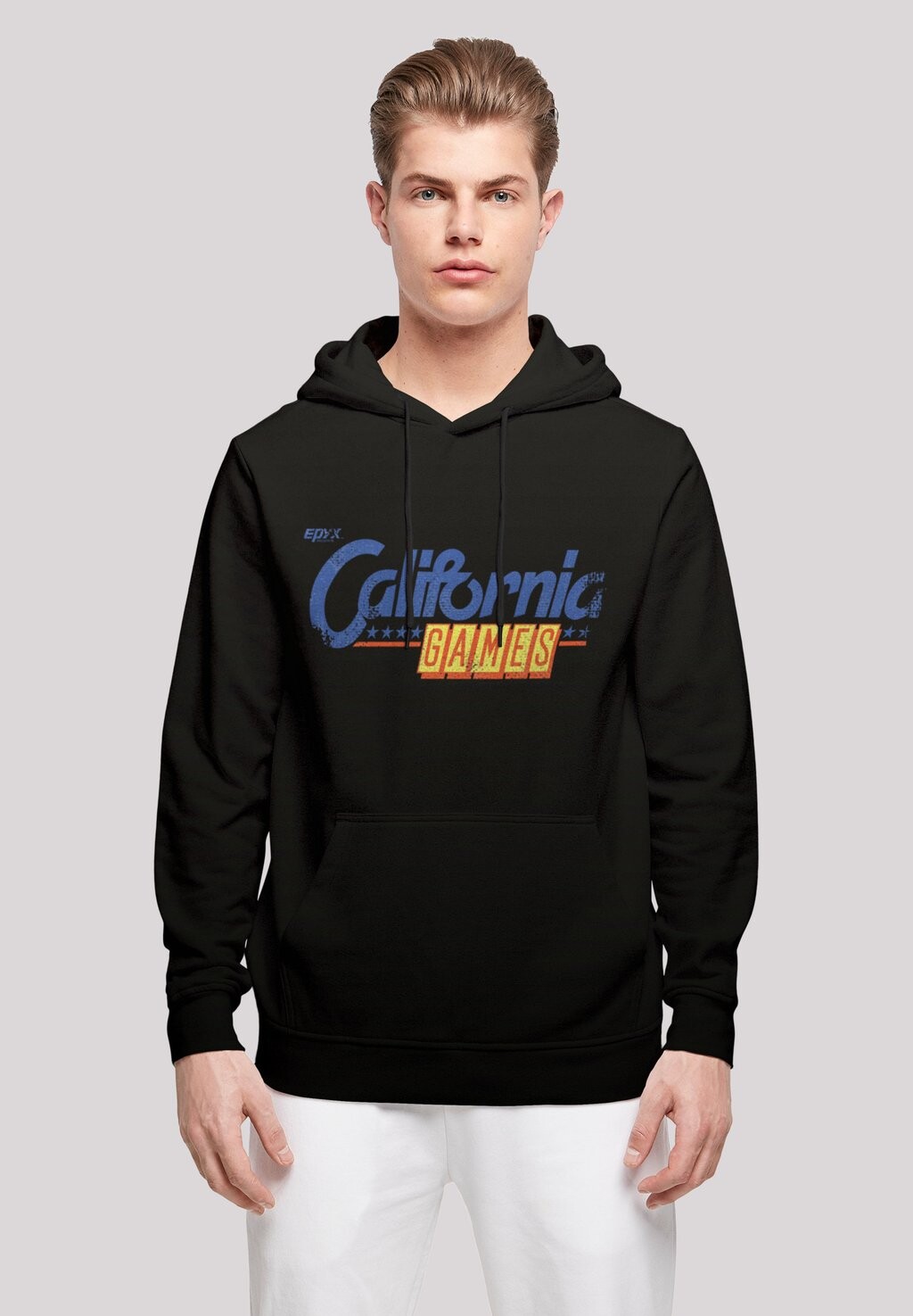 

Толстовка с капюшоном RETRO GAMING CALIFORNIA GAMES LOGO F4NT4STIC, черный
