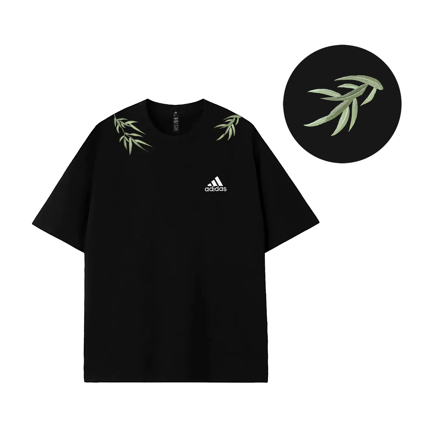 Футболка с принтом Adidas MUST HAVES Unisex Crew Neck Exclusive-Black — фото 4