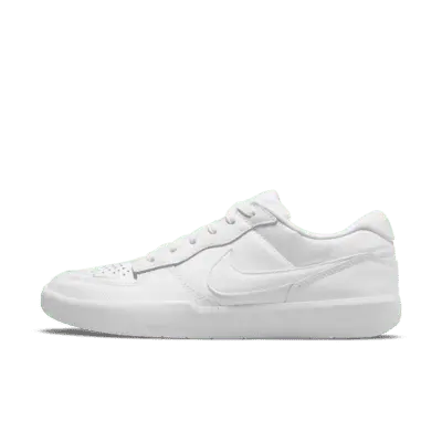 Кроссовки Nike SB Force 58 Premium Skate Shoes, цвет White/White/White/White