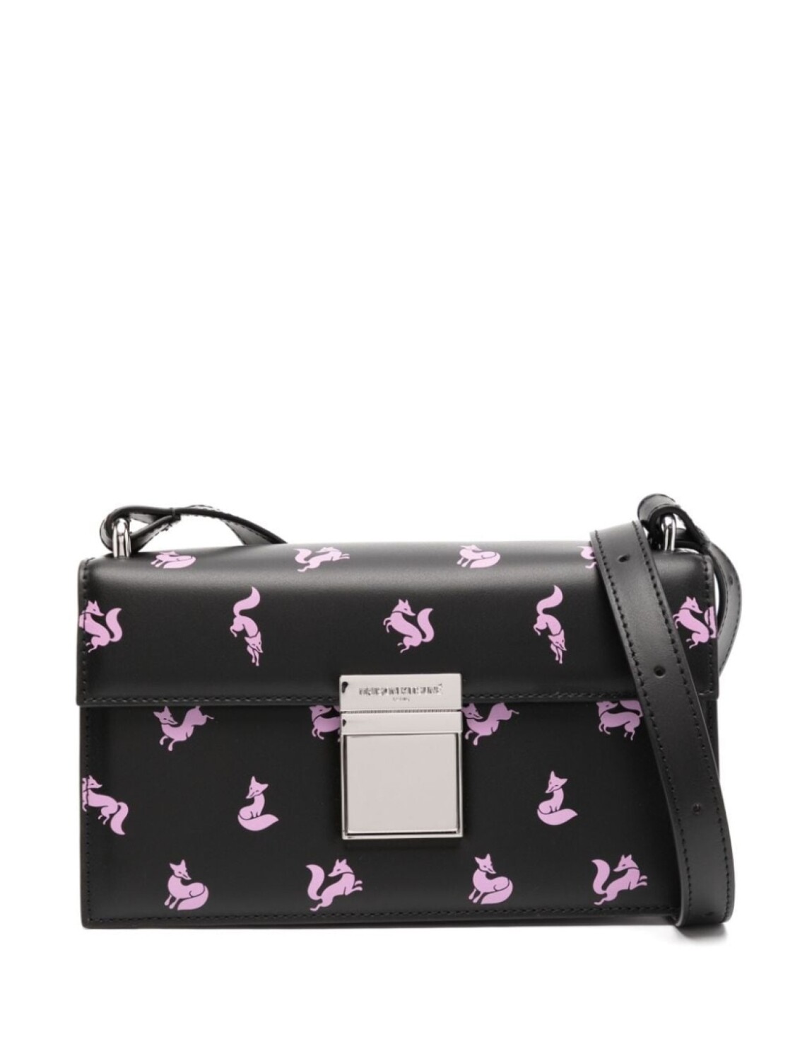 

Сумка на плечо preppy baguette Maison Kitsuné, черный