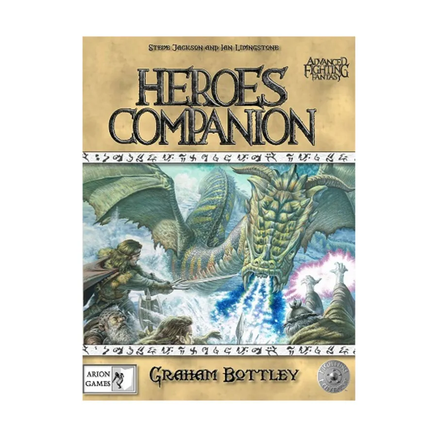 

Heroes Companion w/PDF, Advanced Fighting Fantasy (2nd Edition), мягкая обложка