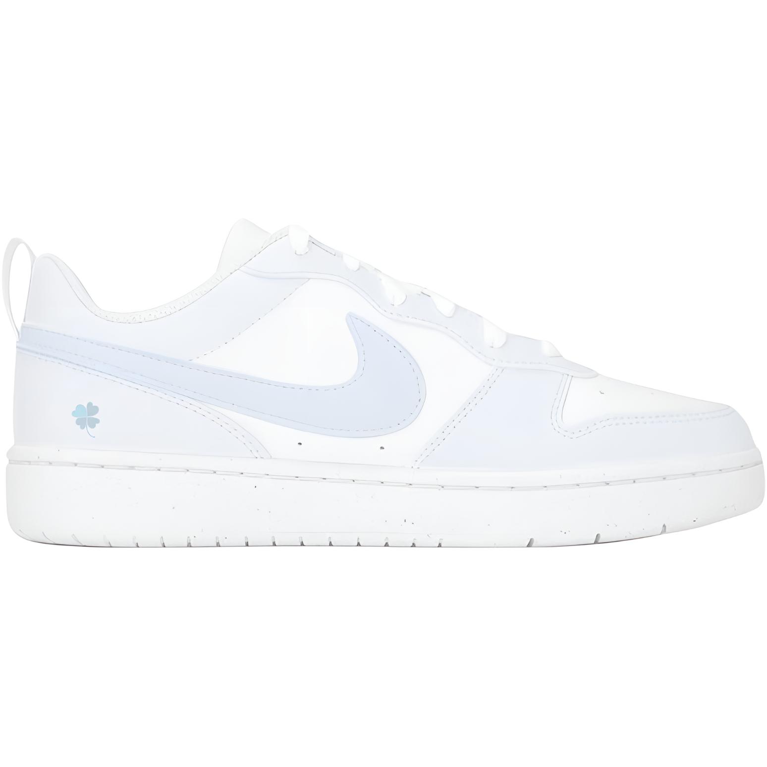 Nike Кроссовки Court Borough Blue Story Low top Kids' Skateboarding Shoes Light Blue Unisex — фото 4